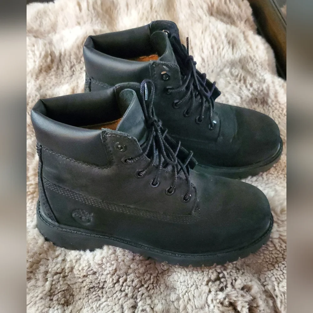 Timberland Littler Boy Premium Waterproof Boots In Black Size:3